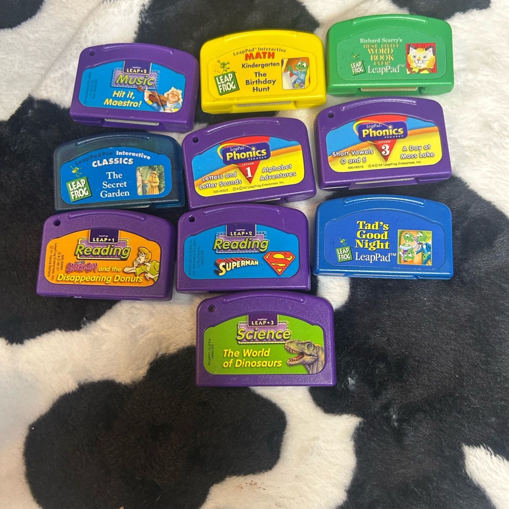 10 Leapfrog Cartridges No Books